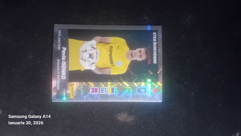 Vand cartonașe panini Superliga 2025-2026 (prețul pe bucata )
