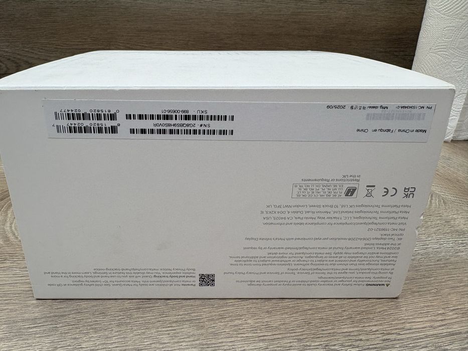 VR очила Meta Quest 3, 512GB, бели