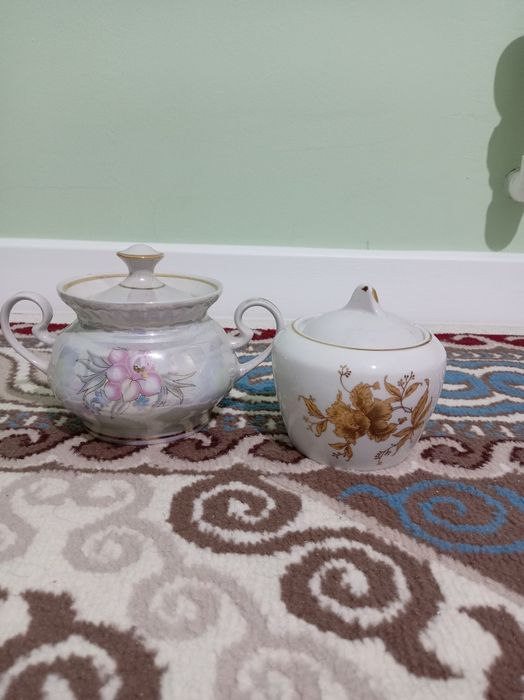 Сахарницы советские с крышками