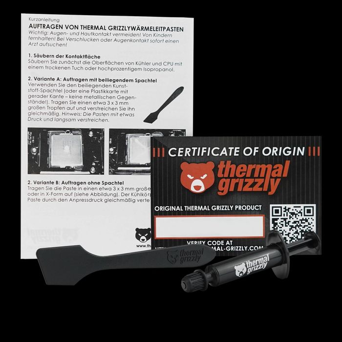 Термопаста Thermal Grizzly Kryonaut 1g