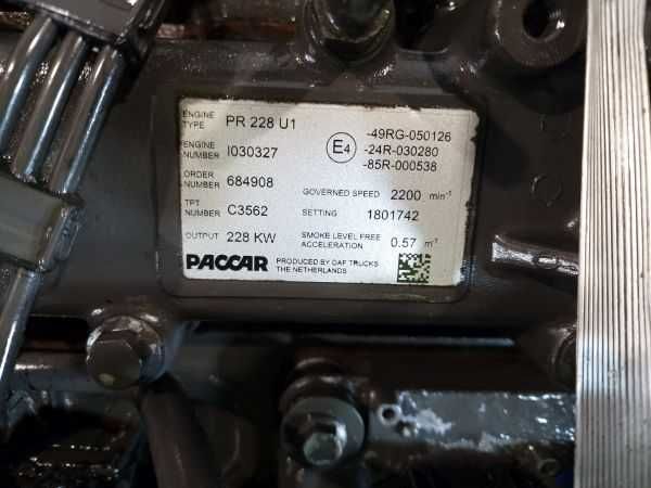 Motor complet DAF PR228 U1 - Piese motor DAF - Piese camion DAF