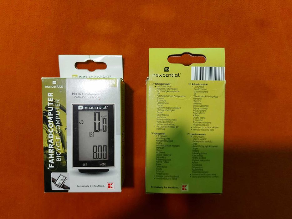 Ciclocomputer cu fir pentru biciclete, 15 functii