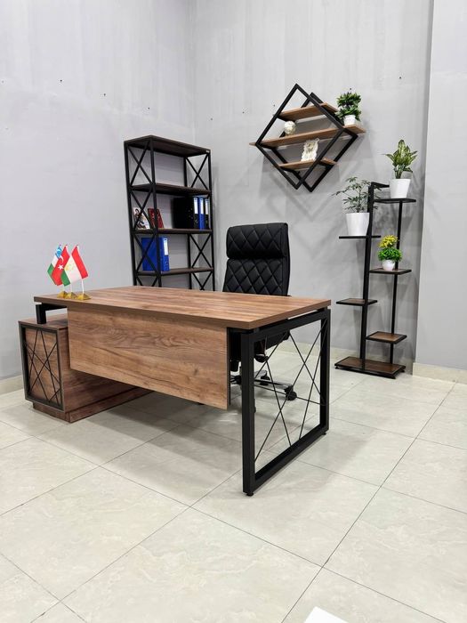 Stol, stul, loft uslubidagi barcha mebellar Samarqanddagi do'konimizda