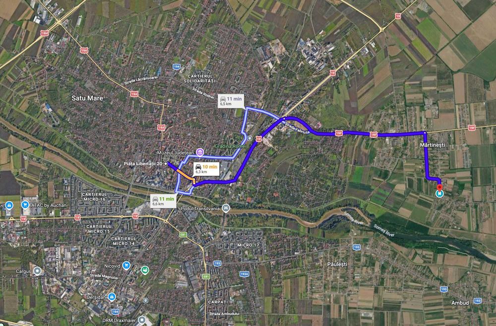 Teren pentru casa intravilan Mărtinești – utilități și drum incluse –