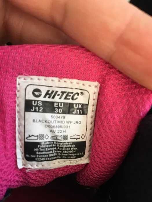 Ghete HI-TEC marimea 30