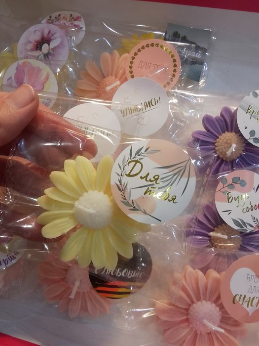 Свечи, боксы к 8 марта