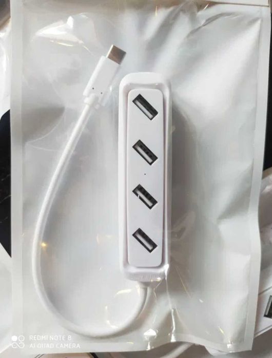 Переходник Type C на USB Порта для MacBook. Алматы.