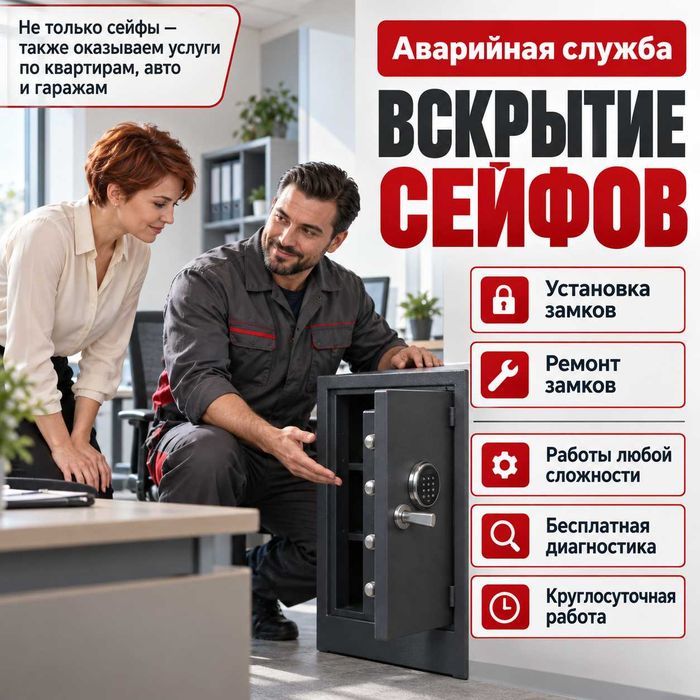 Вскрытие гостиничного сейфа|восстановление кода|ремонт и замена замков