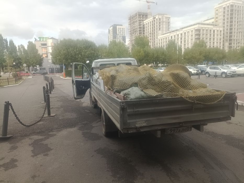 Услуга Газель Вывоз мусора недорого. Строительные и мебели хламы