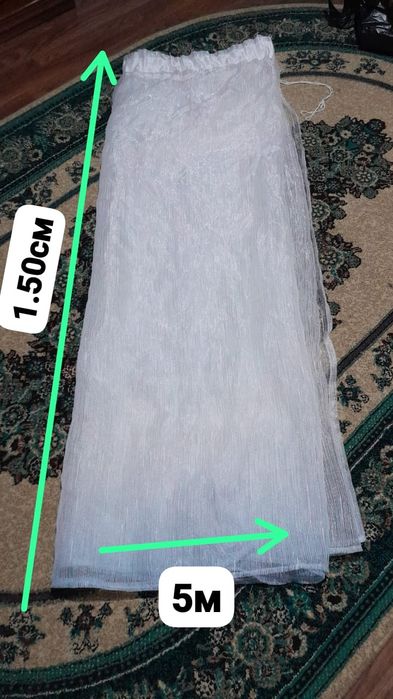 Тюли 2шт: высота:1м20см ,2000тенге