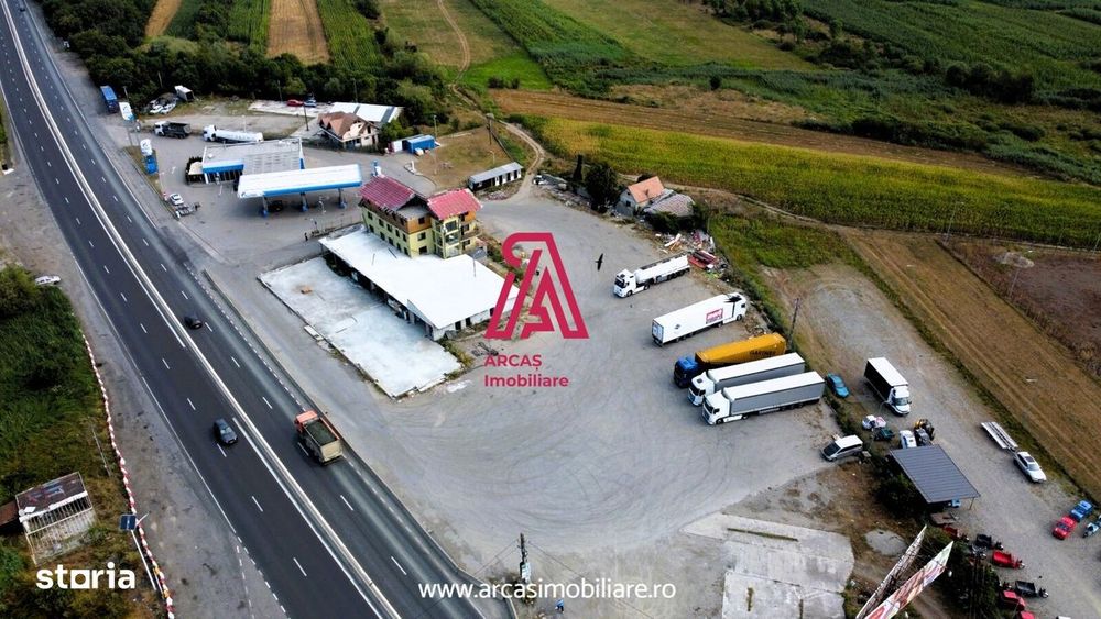 Teren PREMIUM 6.526 mp-Nodul Rutier Veștem DN1-DN7-LOGISTICA TIR!