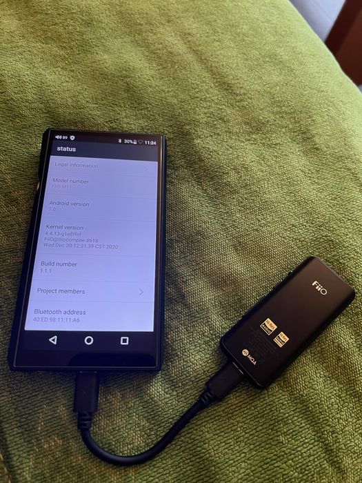 Vand FIIO M11 cu amplificator Fiio, folosit putin,