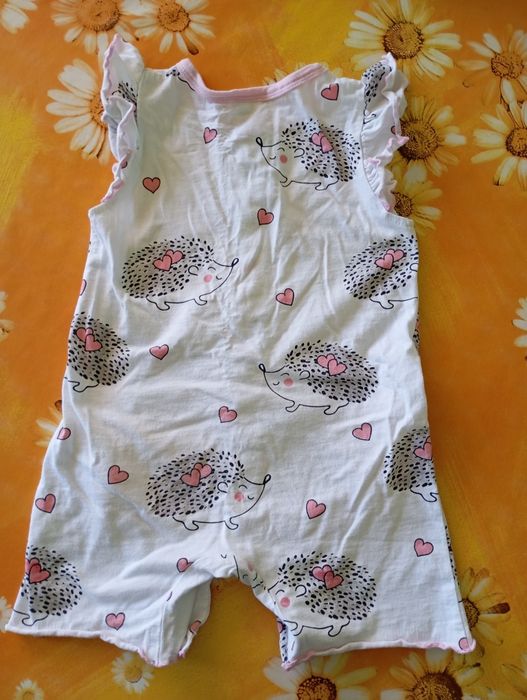 Памучни бебешки гащеризони + рокля