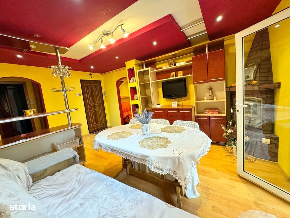 Apart. 3 cam Decomandat, MOBILAT, 3 balcoane Etaj 2/4 - Piața Mioriței