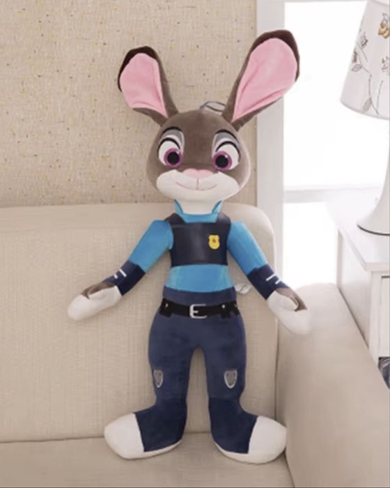 Плюшена играчка Зоотрополис Zootopia Ник Уайлд и Джуди Хопс 42см