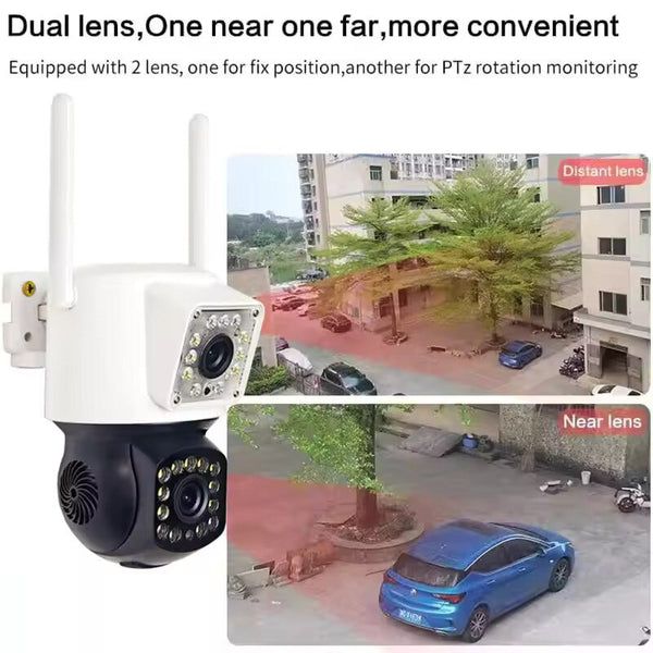 Wi-Fi/PTZ двойна камера за наблюдение Full HD / SMK026 /