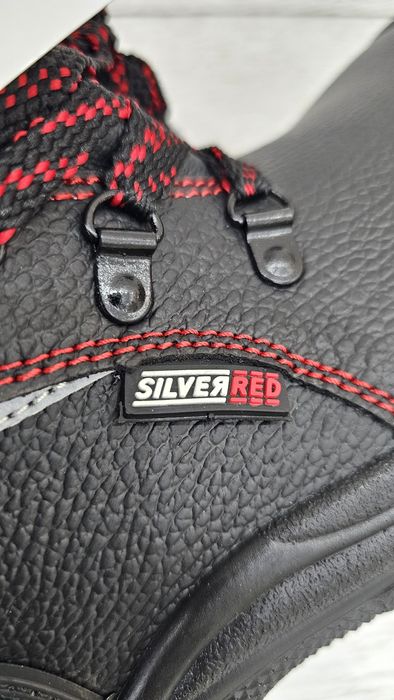Ботинки летние Silver Red, с металлической вставкой