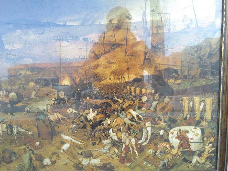 Pieter Bruegel cel Bătrân - Triumful morții , inramat
