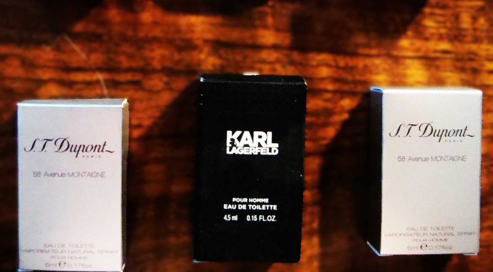 Лот 3 бр. от 5 ml. тоалетна вода за мъже