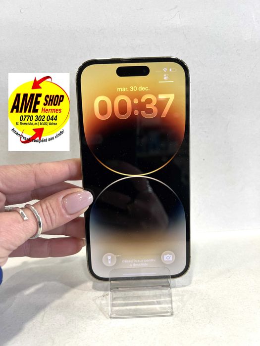 iPhone 14 Pro, 256GB, Gold, garantie!