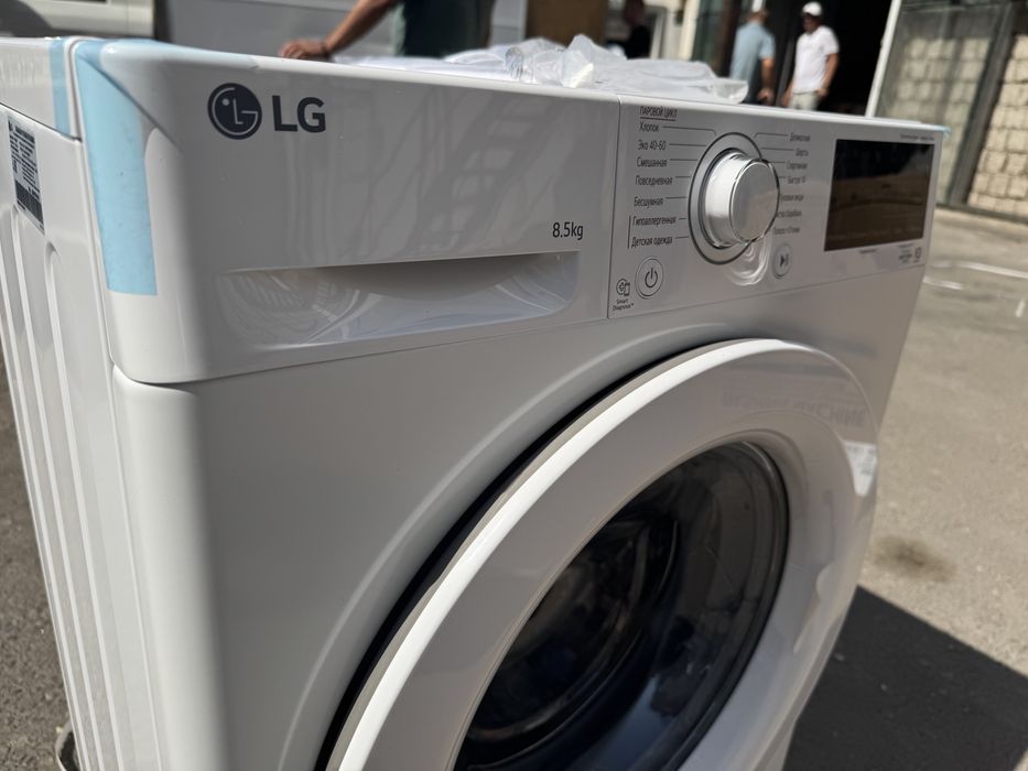 Стиральная машина LG 8,5 кг F2V3GS3W AI DD Inverter Steam+