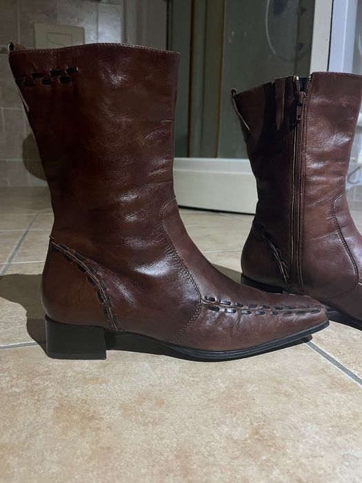 Botine piele naturală