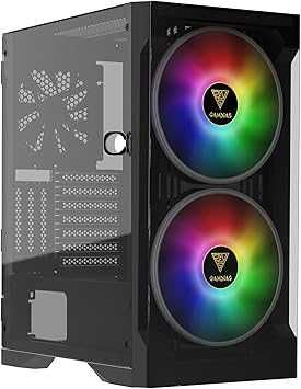 Carcasă PC de gaming GAMDIAS APOLLO E2 Elite, carcasă ATX, panou din sticlă securizată