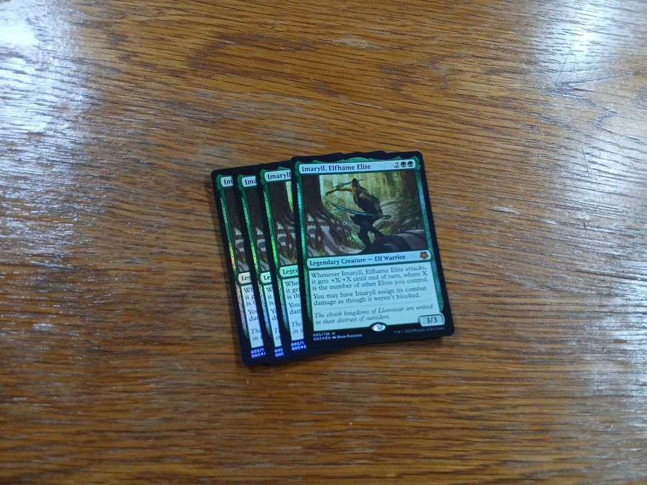 set 4 carti joc Imaryll, Elfhame Elite (GN3) pt Magic The Gathering
