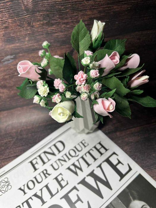 Декоративный букет в подарок учителю