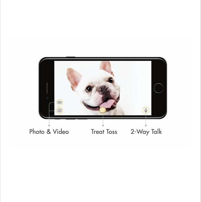 Wifi камера за домашни любимци Furbo, хранилка кучето през телефона