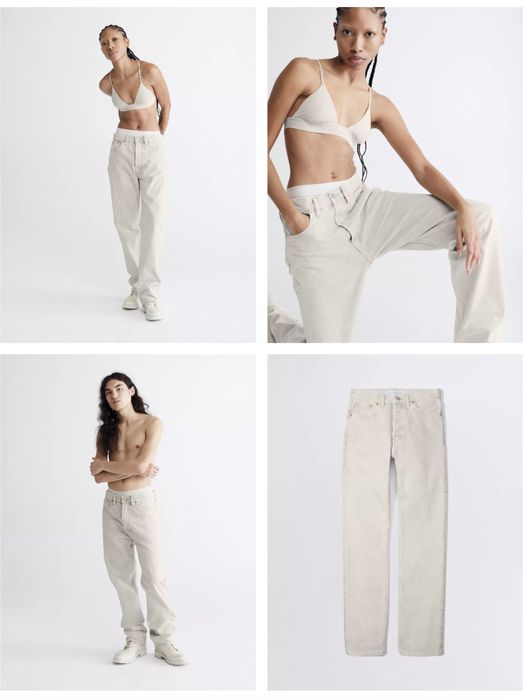 Джинсы Оригинал Calvin Klein Jeans the Standards Marble Straight Leg,