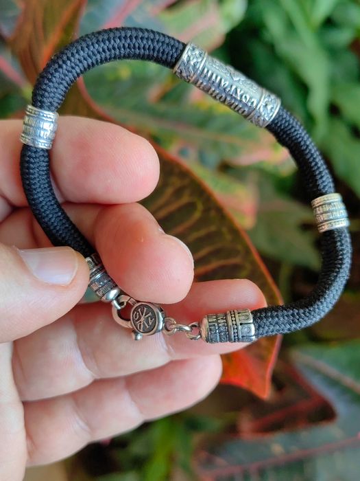 Мъжка сребърна гривна, православна сребърна гривна, дамска гривна