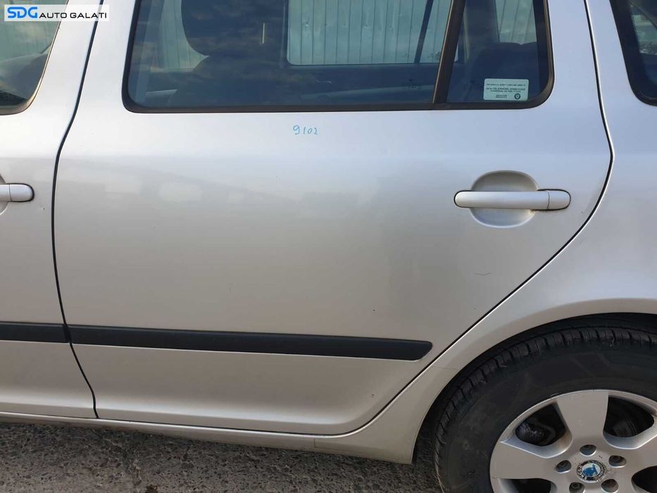 Usa Usi Portiera Portiere Stanga Spate Dezechipata Skoda Octavia 2 Break Combi 2004 - 2008 Culoare 9102