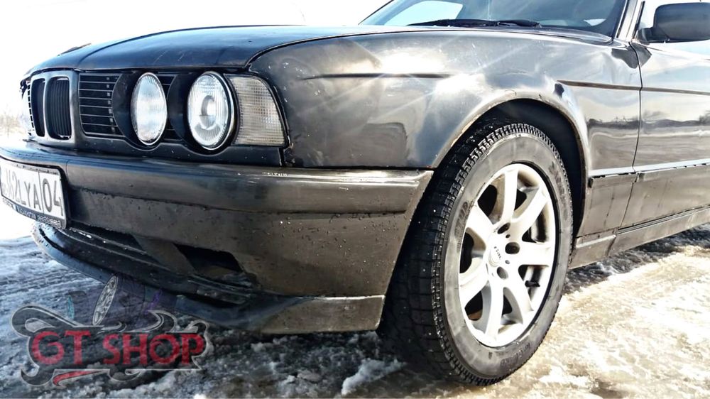 Спойлер BMW E34, тюнинг козырек накладки бмв е34