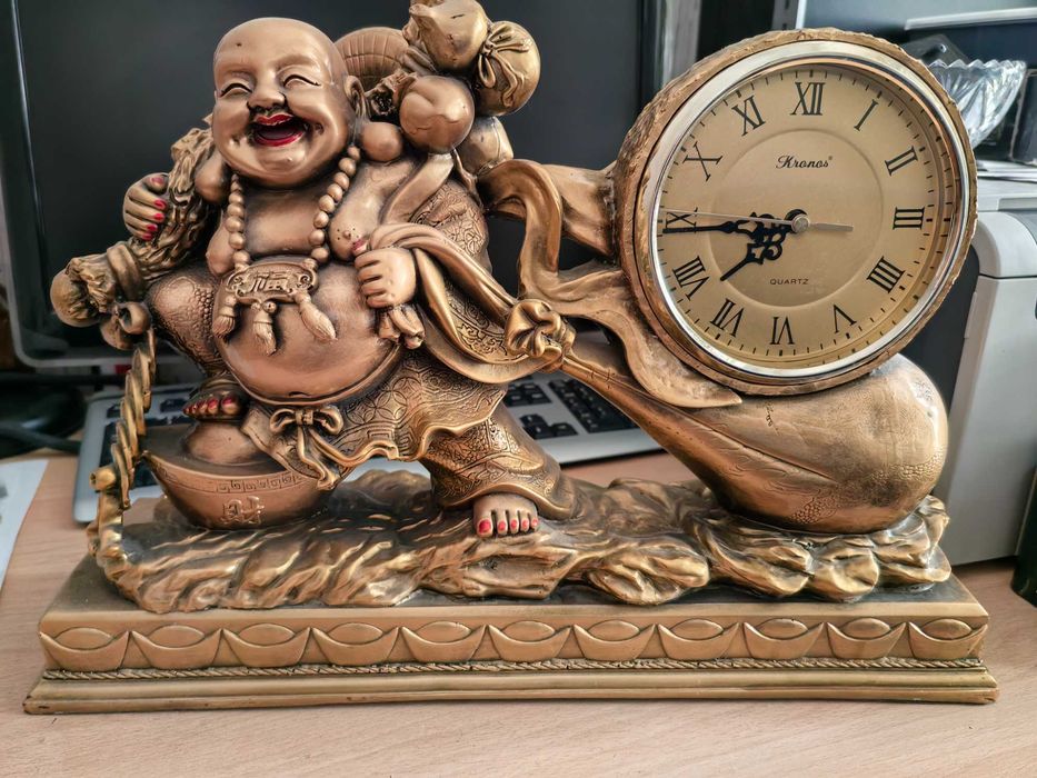 Часы сувенирные Будда Хотей