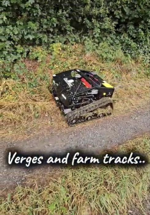 Cositoare robit de tuns iarba inalta, actionat prin telecomanda