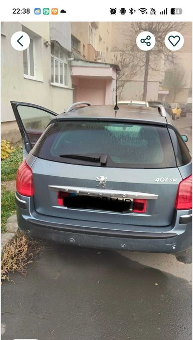 PEUGEOT 407 2005 — imagine 13