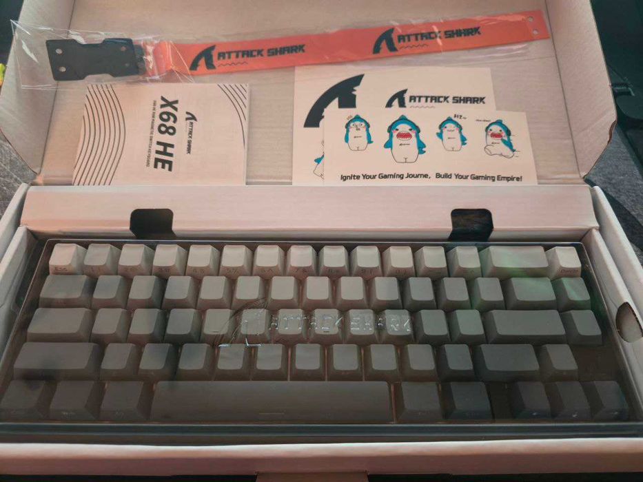 Tastatura Attack Shark X68 HE Magnetic Rapid Trigger Snap Tap 8KHz