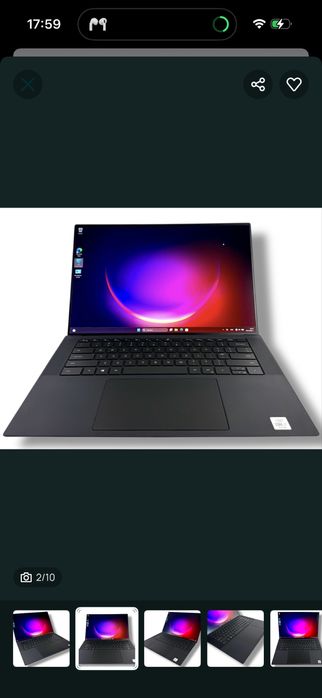 Лаптоп DELL Precision 5550 15.6" WUXGA i7-10750H 16RAM 512SSD Quadro T1000 Гаранция!