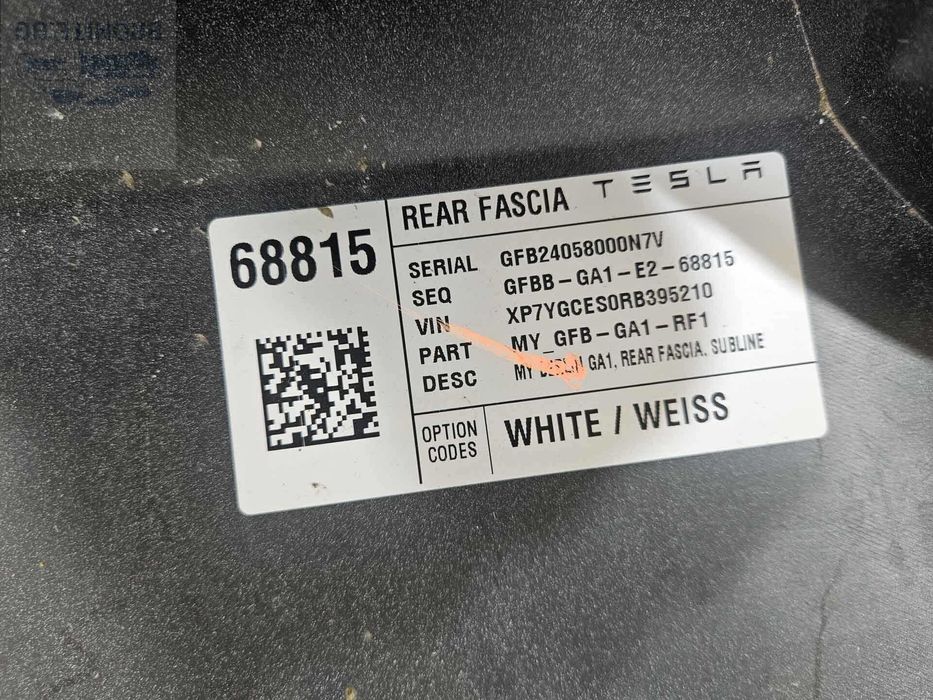 Задна броня TESLA MODEL Y Тесла модел У 2020- 2024