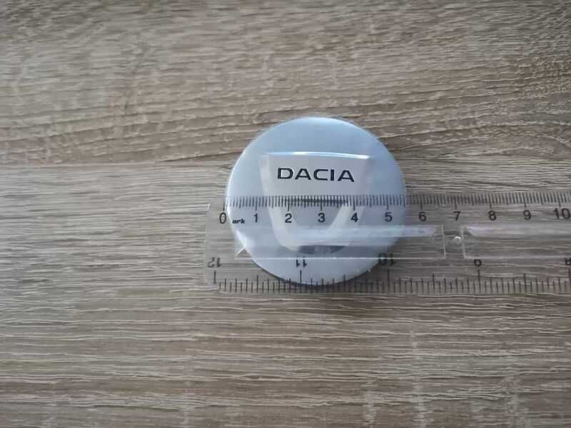 сребристи капачки за джанти за Dacia 56 мм