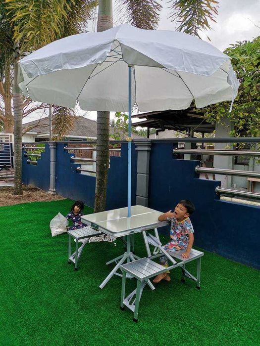 Оригинальная пляжная туристическая стол-стул, пляжный зонтик