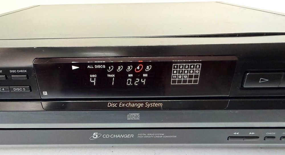 Sony CDP-CE315 - 5 Disc CD Changer - Telecomanda Originala - Impecabil - Japan