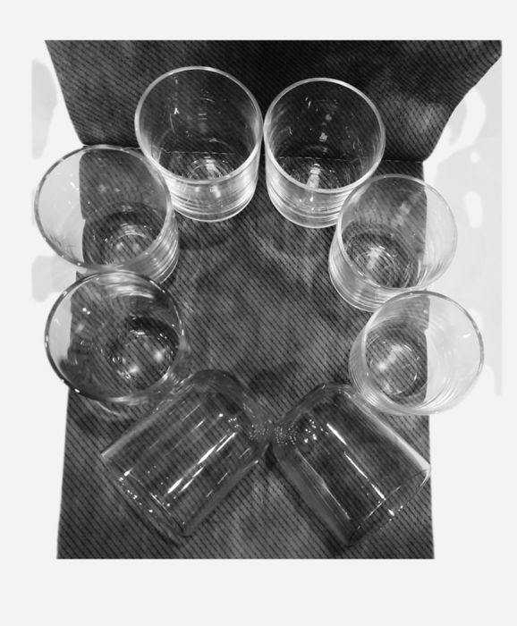 8 buc. Pahare sticlă ,simple