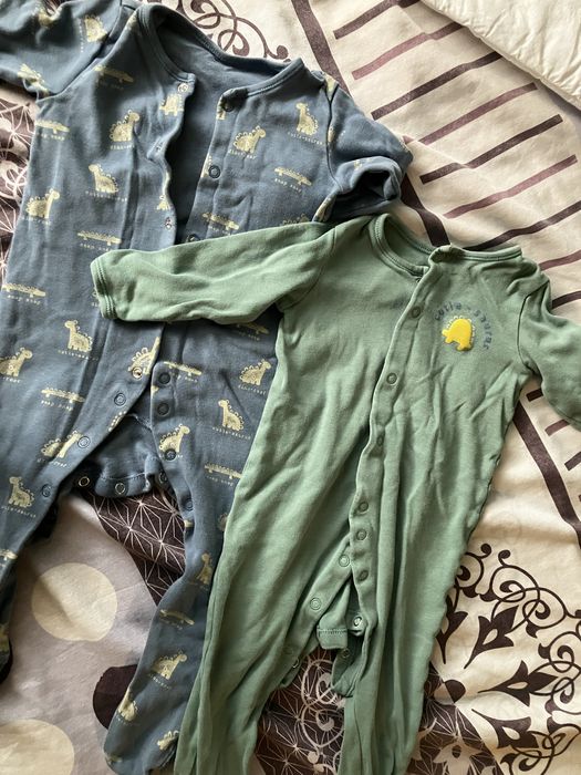 Бебешки гащеризон / ромпърGeorgeи яке 74-80 размер 9-12 месеца дрехи