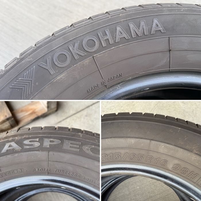 4бр. Летни Гуми 215/65R/16 -YOKOHAMA- DOT:4411-4.7мм. * 60€ Комплект *