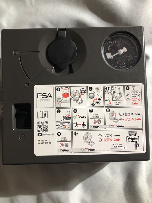 ОРИГИНАЛЕН заводски компресор за гуми, компресор за кола и джип