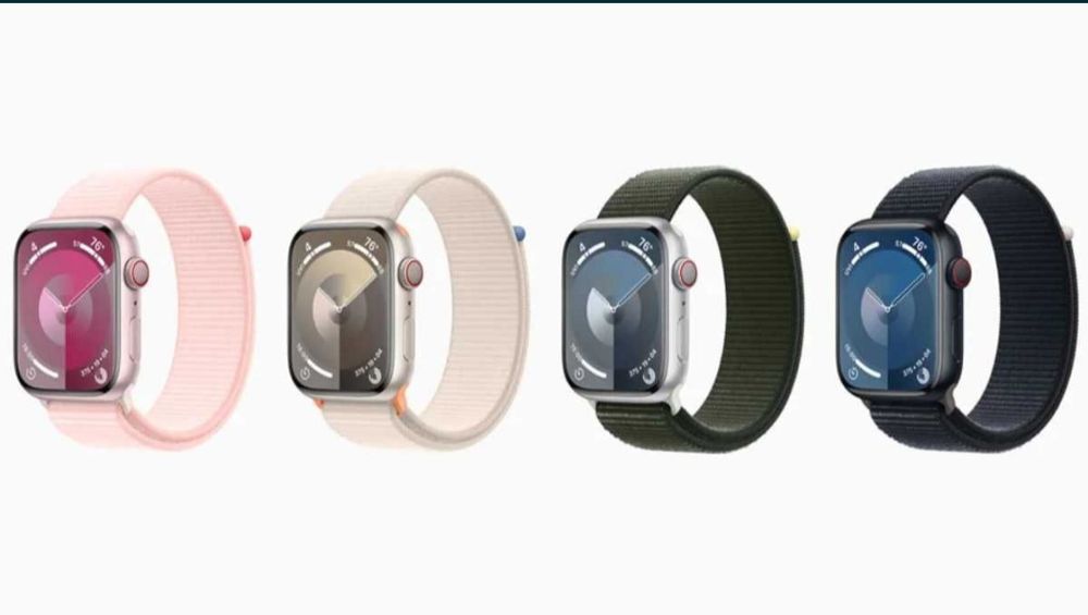 Apple watch 10/46 Jet Black, rose gold  org dubay