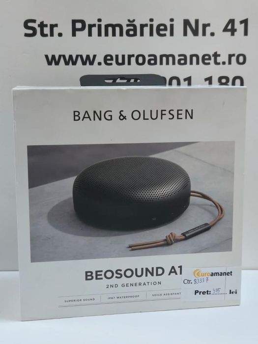 Boxa portabila Bang & Olufsen Beosound A1 2nd Gen, Black -P-