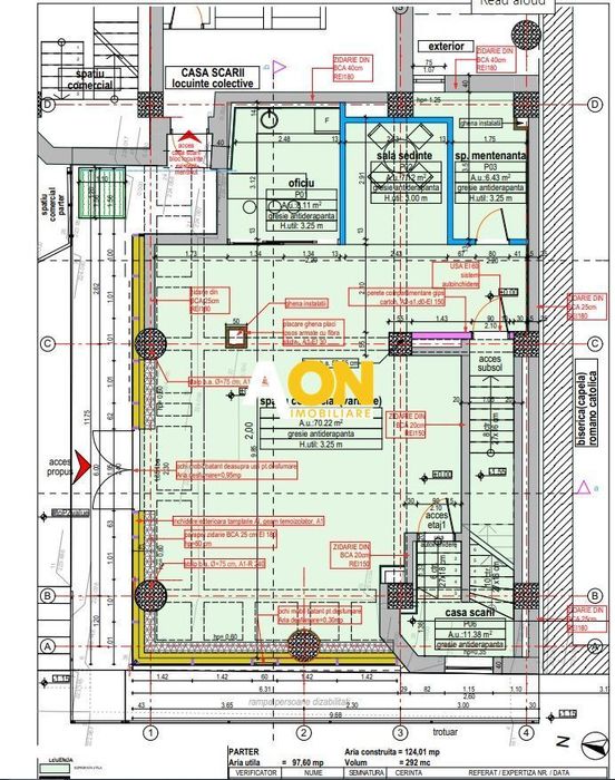 Spatiu ultracentral, 272 mp, S+P+1E ideal pentru birouri, clinica